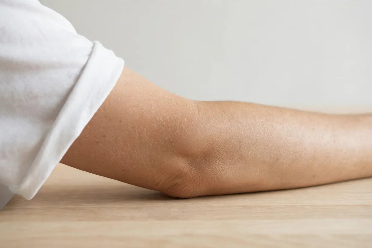 Example source photo: a plain forearm with no tattoo